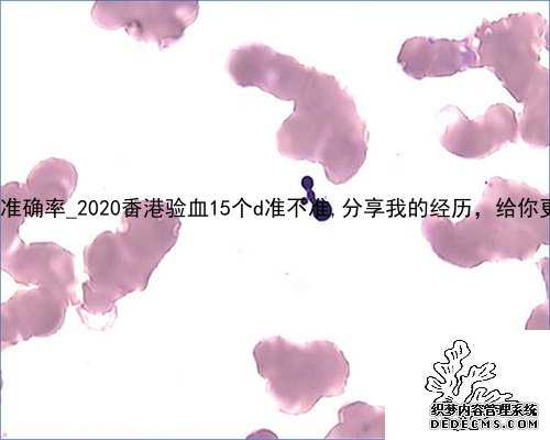 x香港验血准确率_2020香港验血15个d准不准,分享我的经历，给你更多的惊喜