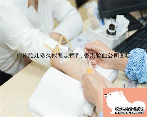 广州胎儿多久能鉴定性别,香港验血公司图标
